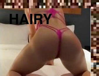 Hot blond twerking in a hotel room