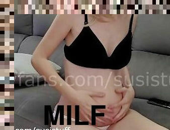 ekstrem, gravid, anal, milf, mor, moder, realitet