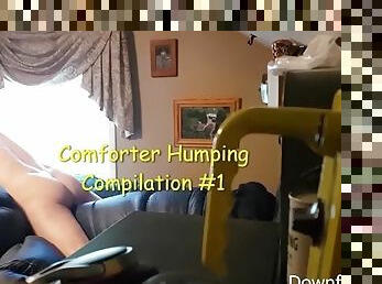 Downfreak's Down Comforter Bed Humping Compilation #1 Missionary Edition Fap to the Beat Challenge.