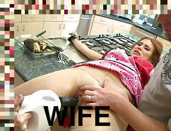 Slutty wife in nasty BDSM session