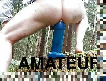 extrême, énorme, masturbation, en-plein-air, public, amateur, anal, jouet, hardcore, gay