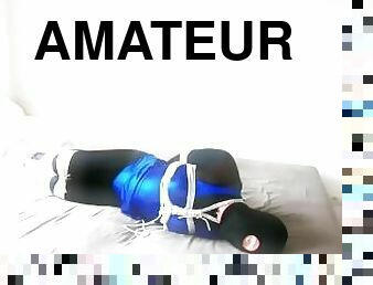 amatör, bdsm, bunden, fetisch, ensam, bondage