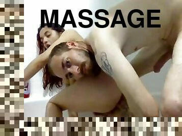 hardcore pounding after relaxing massage bath