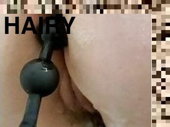 Plug Masturbation in tub