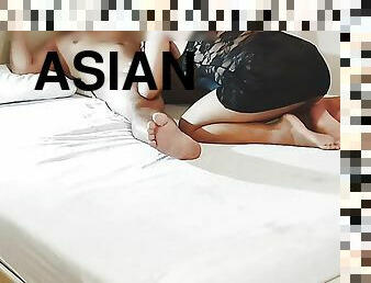 asia, posisi-seks-doggy-style, tua, vagina-pussy, pelajar, blowjob-seks-dengan-mengisap-penis, remaja, buatan-rumah, creampie-ejakulasi-di-dalam-vagina-atau-anus-dan-keluarnya-tetesan-sperma, permainan-jari