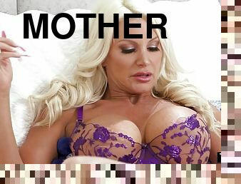 Huge tits mother in law MILF Brittany Andrews wanted to feel his big cock
