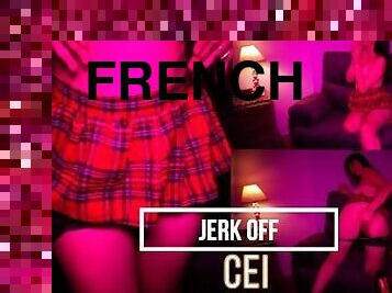 Francaise sexy t'apprends comment manger ton sperme, JOI CEI