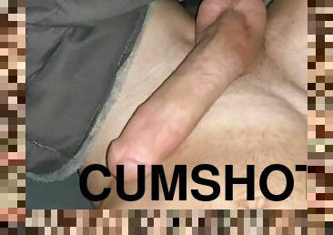 8 INCH MONSTER COCK IN BED MORNING CUMSHOT! (BEST WAY TO START THE DAY) INTENSE MOANING POV CUMSHOT