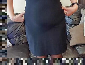 New dress and new stockings, how does my fifty-plus mature body look in these?