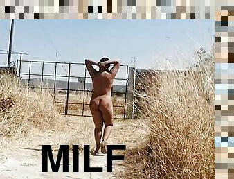 røv, store-patter, klit, brystvorter, nudist, udendørs, fisse-pussy, amatør, milf, latiner