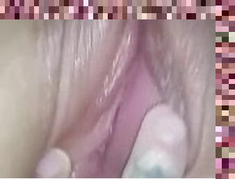 klitoris, baba, aşırı, mastürbasyon-masturbation, amcık-pussy, genç, zorluk-derecesi, parmaklama, sıkı, fetiş