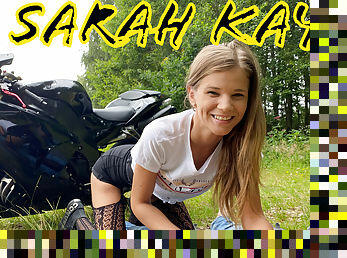 Sarah Kay Beautiful Motorcyclist - PS-Porn