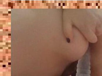 culo, masturbación, amateur, anal, adolescente, latino, regordeta, consolador, a-solas