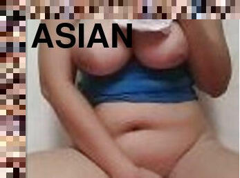 asiatisk, store-pupper, feit, pussy, amatør, babes, leke, bbw, lubben, søt-sweet