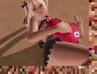 Dead or Alive Xtreme Venus Vacation Marie Rose Valentine's Day Heart Cushion Pose Fanservice Appreci