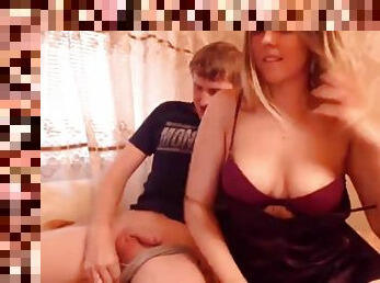 Cute hot webcam girl loves riding a big cock