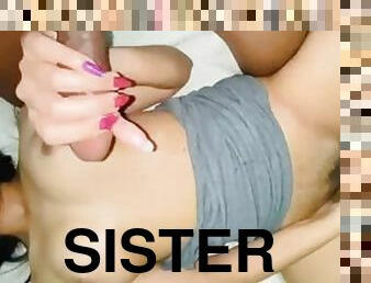 Step sister threesome with Dildo Cum on tits ?????? ?? ?????? ???????