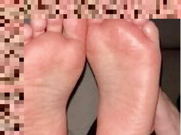 Hot wife meaty soles make me horny