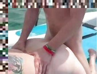 Hotwife fucks friend on sail boat while hubby navigates at hedonism ii Jamaica