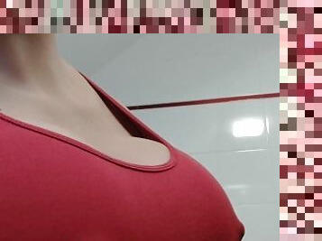 Expanding breastplate in red shirt 1