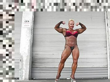 Nuriye Evans Massive Amazon Muscle