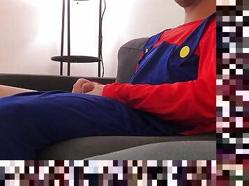 Mario Grabs Huge Cock POV