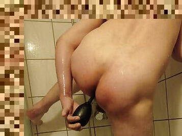 enema in the shower