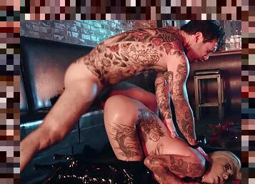 Gorgeous inked Bonnie Rotten unforgettable xxx clip