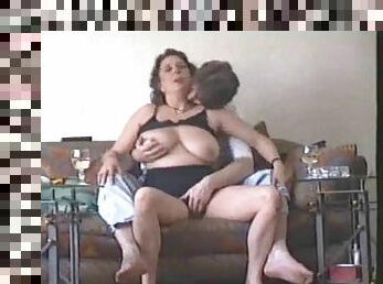Hot sexy milf and her toy boy