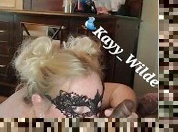 Blonde milf goes crazy on BBC