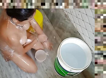 Hot Lady Enjoy Sex In Bath Room Hand Job Hot Pussy Nippal Boobs