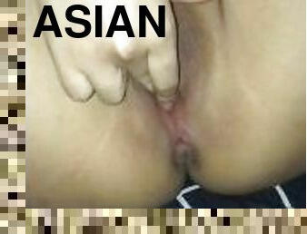 asiatisk, onani, amatør, skønheder, teenager, fingering, solo, fillipinsk