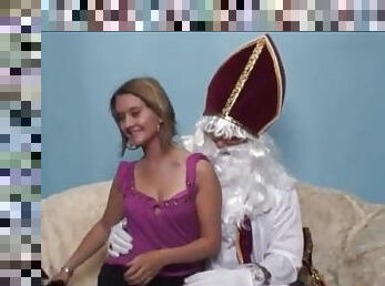 Dutch girl picked up by santa claus (dutch version)