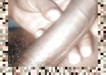 Oh my Good Big Black Cock Hand Job by washroom Indian Desi londa bathroom me hat sa Kam chala liya Shoktlonda 