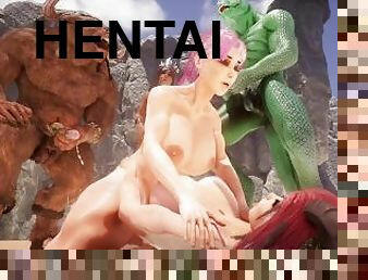 Futa X Futa Furry Sex Party - 3D Cartoon Hentai