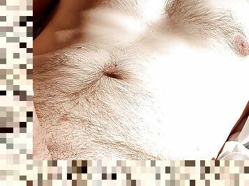 papa, poilue, masturbation, amateur, ejaculation-sur-le-corps, énorme-bite, gay, allemand, secousses, ejaculation