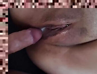 orgasme, vagina-pussy, amatir, creampie-ejakulasi-di-dalam-vagina-atau-anus-dan-keluarnya-tetesan-sperma, sudut-pandang, pacar-perempuan, teransang, bersetubuh, kasar