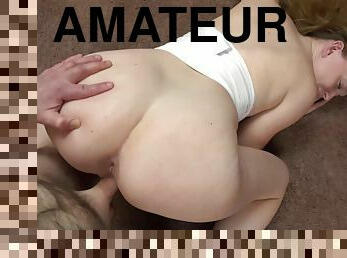 Amateur filmed in great POV getting laid in slutty positions