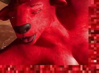 Demonic Female Monster Likes Anal - 3D Animation