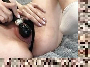 Sexy brunette caresses her pussy, Onlyfans - Vanilla.em