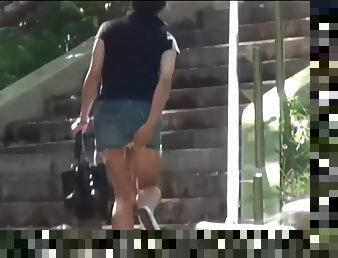 asiatique, en-plein-air, pisser, public, babes, japonais, cam, voyeur, fétiche