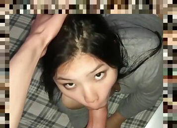 Hot Asian Gf In For Some Cum Sucking Part2