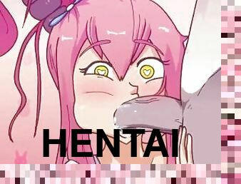 Pink Hair pussy dick react animation xhatihentai