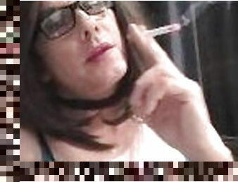 amateur, madurita-caliente, fetichista, a-solas, fumando