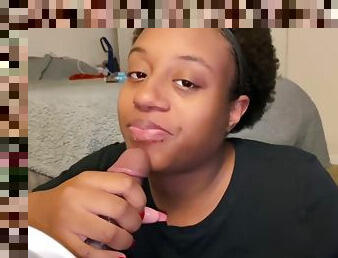 Hd Ebony Nerd Bj