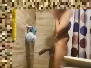 banyo-yapma, kocaman-huge, mastürbasyon-masturbation, amatör, üstüneyüzüne-boşalma, kocaman-yarak, mastürbasyon, fetiş, duş, büyük-ve-ağır