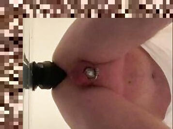 Whiteboi in chastity taking CutlerX balls deep ( It's me :3 )