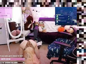 BIKINI GAMING: Sexy Stretching and Fortnite in Tiny Bikini  Bunnydollxo on Kick Stream VOD 6-6-23