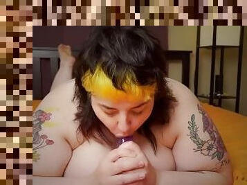 Sexy Fat Babe Almost Got Caught by Parents Sucking Big Dick POV Roleplay (OnlyFans Leak)