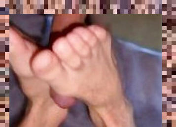 Foot Fucking My BF Feet